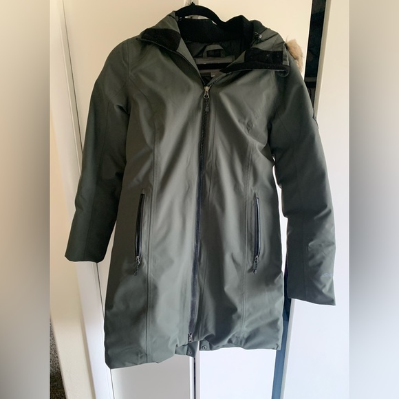 Eddie Bauer Superior Down Stadium Parka - Green, Small - Picture 1 of 5